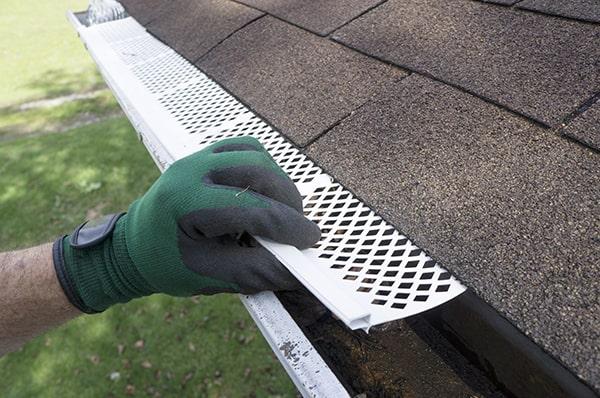 gutter guards can deter pests and animals from making nests in the gutters